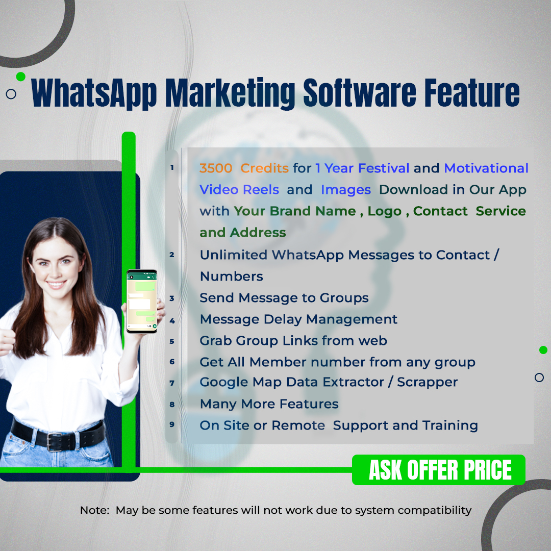 Ask offer price by WhatsApp here